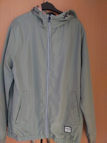 Men green jack - &, zip