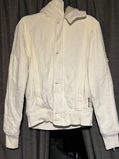 Diesel Zip Hoodie Sherpa Faux Fur Lined Jacket Sweater Large