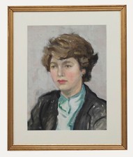 Attrib. Philip Naviasky (1894-1983) - Framed Mid 20th Century Oil, Portrait