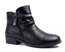 Ladies New Black Womens Zip Up