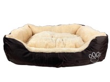 Rosewood 4302 Jumbo Cord Plush medium Size Dog Bed - Grey