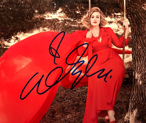 Adele hand signed 8x10 - signed, 8x10"