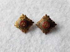BRITISH ARMY GILT RANK PIP BADGES. 28.5MM