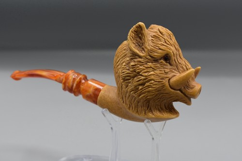 Wild boar figure pipe - boar,