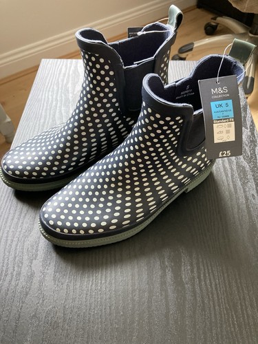 Short wellies size 5 polka - short,