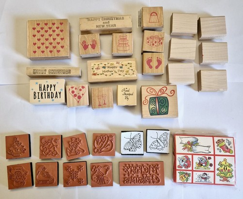 Wooden foam rubber - 32, stamps