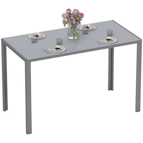 Homcom modern rectangular - rectangular, 4