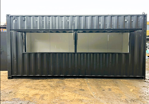 20ft 8ft converted shipping - x,