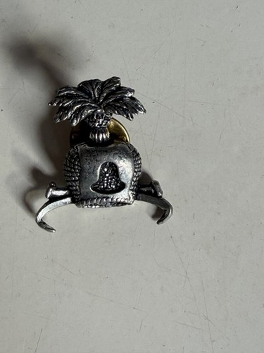 Falcon hood pin badge pewter - hood,