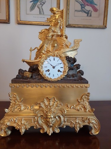 Large gilded bronze - gilded,