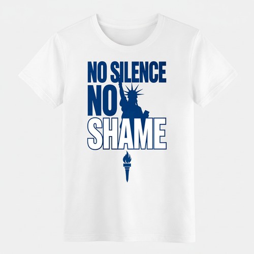 Silence shame liberty - silence, no
