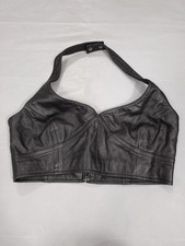 Vintage Leather Bra Top
