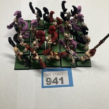 Warhammer Fantasy Metal Classic Daemonettes x 20 Painted Regiment Oop Gw