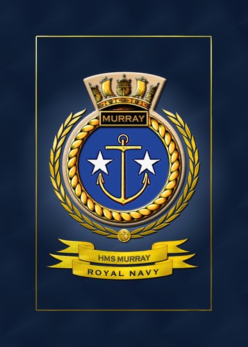 Hms murray framed ships - murray,
