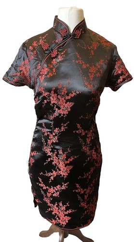 Satin qipao chinese cheongsam - qipao,