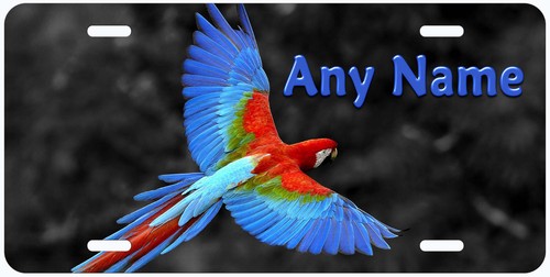 Blue macaw bird personalized - macaw,