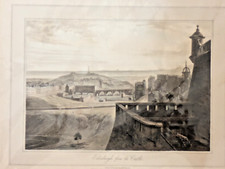 William Daniell aquatint 1822 Edinburgh from the Castle