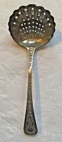 Antique ornate sugar sifter - ornate,