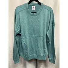 Like Love Teal Wash Crew Neck
