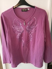 Bob Mackie Zip Up Top Size Xl