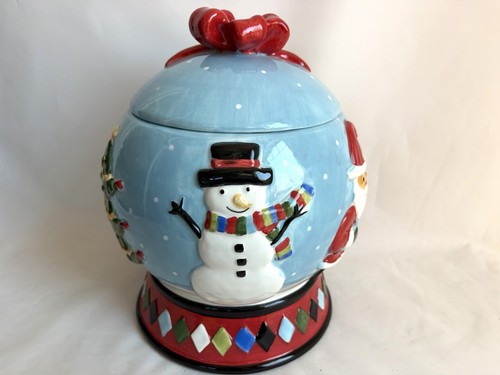 Vintage home snow globe - snow, 10”