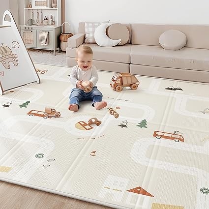 Foldable baby play mat - baby,