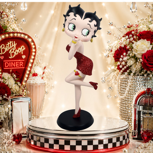 Betty boop red glitter - betty,