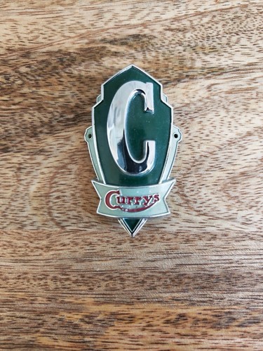 Currys bicycle head badge - currys, /