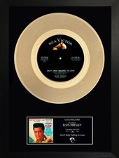 ELVIS PRESLEY - GOLD RECORD DISC AWARD - MEMORABILLIA COLLECTABLE GIFT