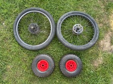 Soapbox racer / Go cart wheels x 4. Used condition see details.