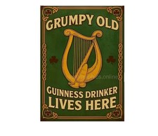GRUMPY GUINNESS DRINKER LIVES