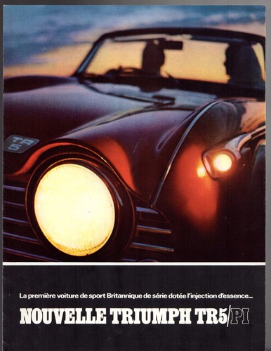 Triumph tr5 1967 - 1967-68, french