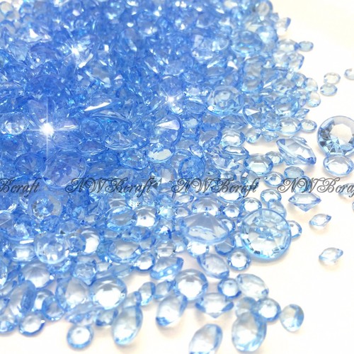 Baby blue mixed sizes - blue, scatter