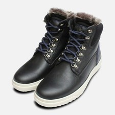 Fur Lined Black Urban Trekker