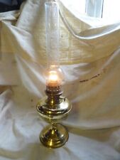Polished Brass Vintage French Oil lamp - Working Well