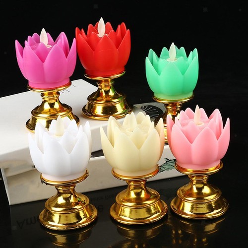 Lotus lamp buddha light led - buddha,