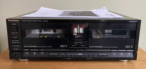 Technics x990 stereo double - technics, rs-x990
