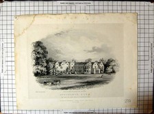 Antique Print Offchurch Bury