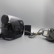 Samsung VP-D381 Handheld MiniDV Cassette Camcorder Black Tested Full Working Set