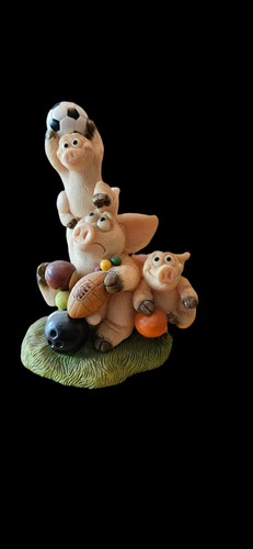 Piggin pig figurine david - figurine,