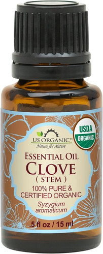 Organic 100 percent - percent, clove