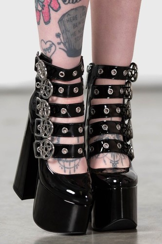 Killstar panic platform shoes - platform,