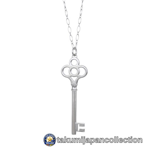 Tiffany crown key pendant - key,