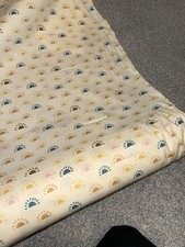1 Mtr Cream Kids Print 100%