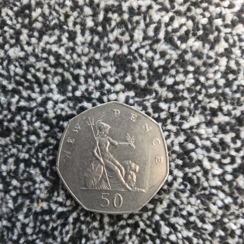 1979 50p fifty new - 50p, coin