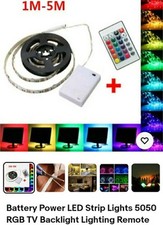 38x joblot  LED Strip Lights (2m) RGB 5050 Colour Cabinet Kitchen TV Lighting