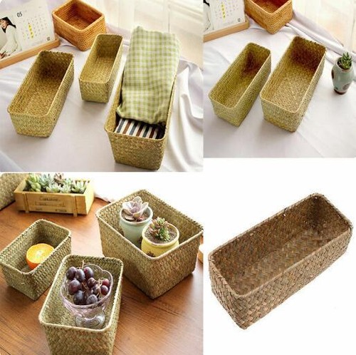Retro simple seagrass storage - retro,