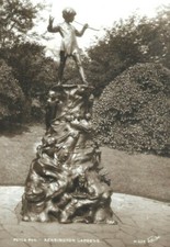 Early Walter Scott Postcard Peter Pan Statue Kensington Gardens London