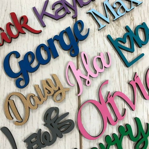 Personalised painted wooden