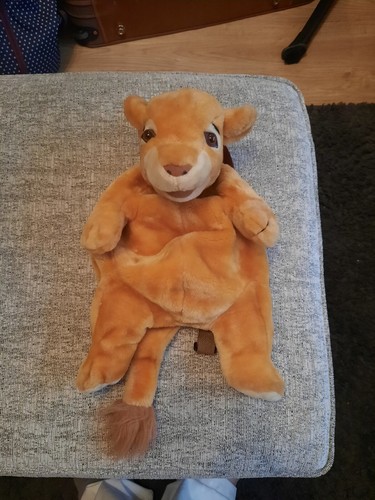 Simba lion king soft toy - soft, back